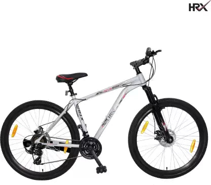 HRX XTRM MTB 500 85% Assembled with Front Suspension 27.5 T Mountain Cycle (21 Gear, Grey) HRX XTRM MTB 500 85% Assembled with Front Suspension 27.5 T Mountain Cycle (21 Gear, Grey)